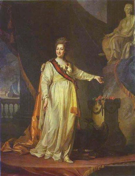 Catherine II as Legislator in the Temple of the Goddess of Justice